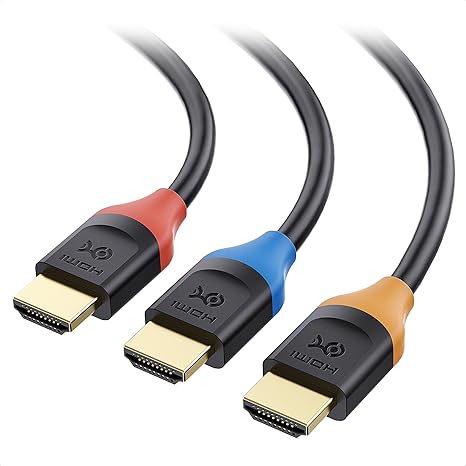 Cable Matters High-Speed HDMI Cable 3-Pack – 15 ft, 4K HDR Support
