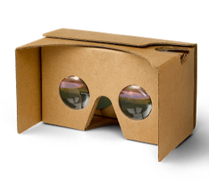 Elitecommerce VR Cardboard Viewer — Foldable Virtual Reality Headset for Smartphones