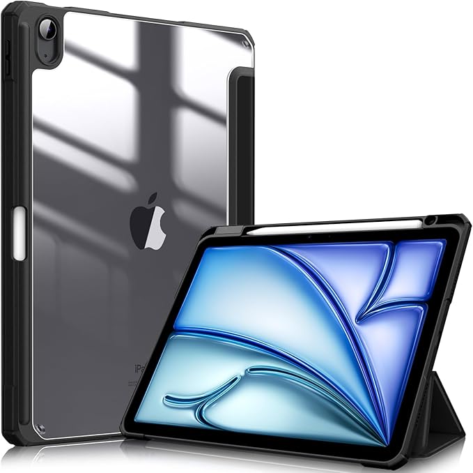 Fintie Hybrid Slim Case for iPad Air 11-inch M3 (2025) / M2 (2024), iPad Air 5th (2022) / 4th Generation (2020) 10.9 Inch - Shockproof Cover with…