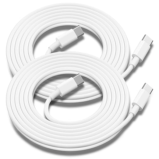 USB C to USB C Charging Cable for Apple 2Pack 10ft,Long Type C to C Fast Charger Cord,for iPhone 16 E/17/Air/15/Pro/Plus/Pro Max, for MacBook…