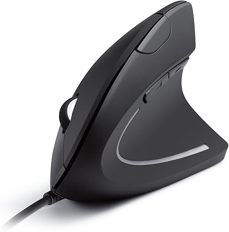 Anker Ergonomic Optical USB Wired Vertical Mouse 1000/1600 DPI