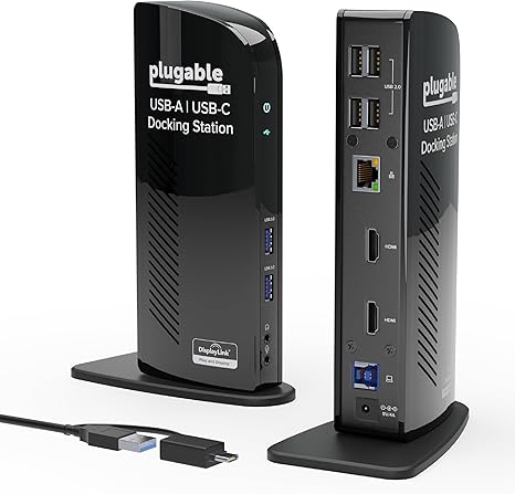 Plugable UD-3900Z Dual HDMI USB Universal Docking Station For Windows (UD-3900Z)