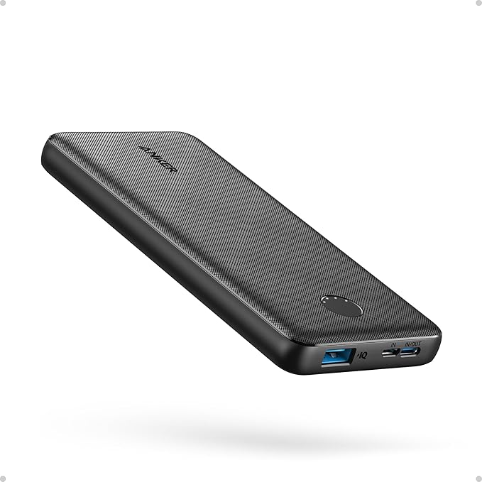 Anker Power Bank(PowerCore 10K),Compact Travel-Ready 10,000mAh Battery Pack with PowerIQ Charging Technology,5V/3A High-Speed Charging for…