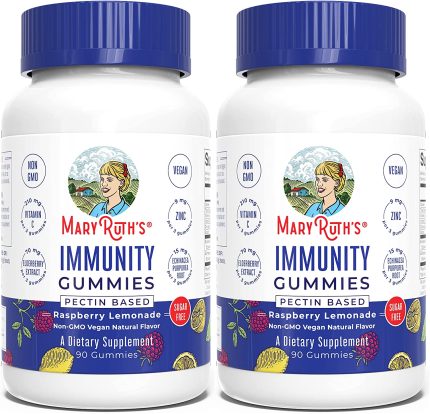 Immunity Gummies 5-in-1 by MaryRuth's (Raspberry Lemonade)